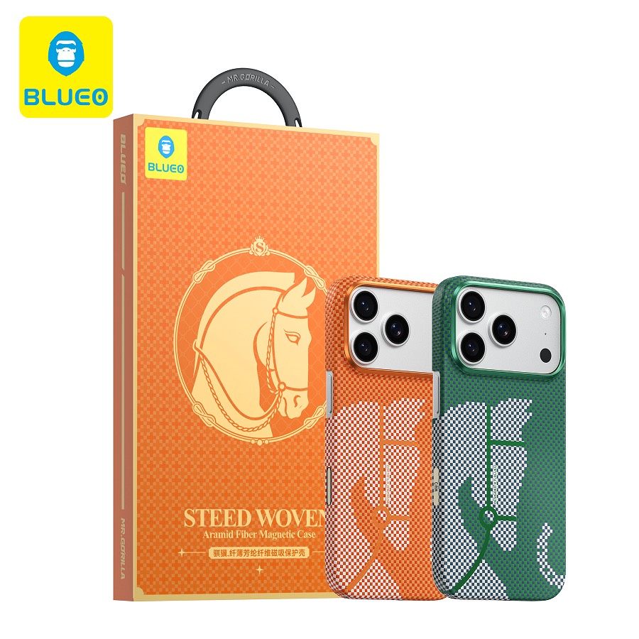 قاب بلو Blueo Steed Woven Aramid Fiber Magnetic Case Iphone